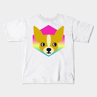 Chihuahua Rainbow Dog Owner Pride Vintage Funny Chihuahua Kids T-Shirt